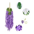 thumbnail image 4 of 12pcs Artificial Wisteria Flower Vine, 4 of 5