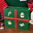 thumbnail image 2 of 5pcs Christmas Gift Bag Santa Claus Snowman Candy Gift Packaging Bag 2024 Christmas, 2 of 3