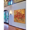thumbnail image 4 of Marmont Hill "Floral Frenzy Red VI" Painting Print on Canvas, 4 of 7