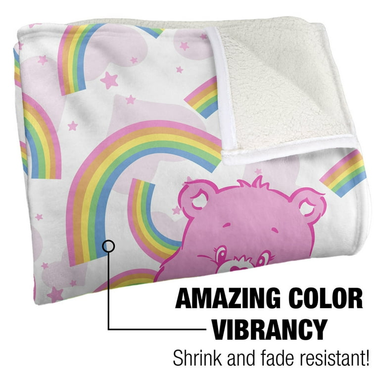 Care bear online blanket walmart