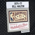 thumbnail image 4 of Men's Mitchell & Ness Bill Walton Red/Black Portland Trail Blazers Hardwood Classics 1976/77 Split Swingman Jersey, 4 of 4