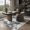thumbnail image 4 of BERTHMEER Large Area Rugs 8'x10' Clearance for Living Room Bedroom Office Dining Room Farmhouse Black Neutral Modern Rugs Non Slip Abstract Rugs, 4 of 6