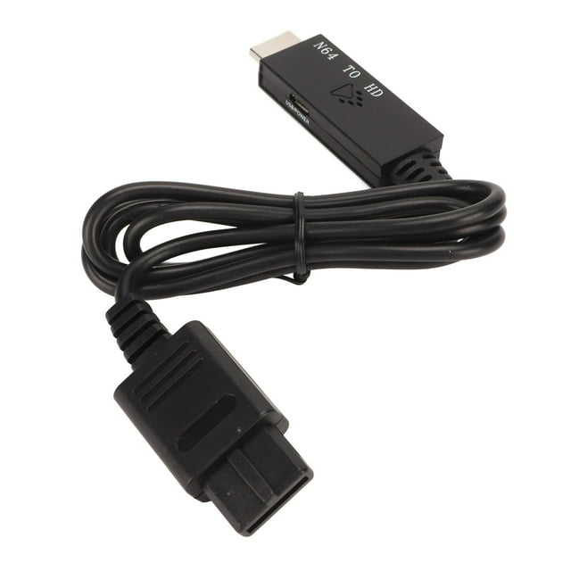 Convertidor de interfaz multimedia para N64 a HD Adaptador de video HD con conmutación profesional de 720P a 1080P para monitor HDTV