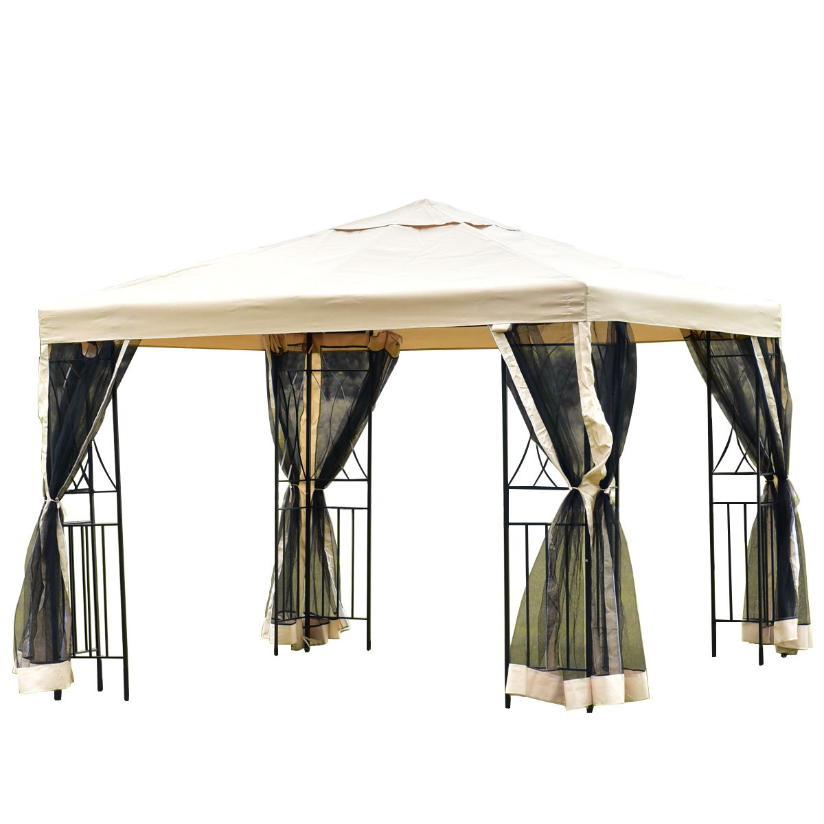Gymax 10' x10' Patio Outdoor Tent Gazebo Canopy Shelter by Gymax
