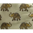 thumbnail image 4 of oneOone Georgette Viscose Fabric Elephant Block Print Fabric By Yard 42 Inch Wide, 4 of 4