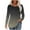 Womens Clothing Gray, variant on Womens Ribbed T-Shirt, Long Sleeve Shirts for Women Fall Casual Loose Fit Ombre Tie Dye Crewneck Tees Shirt Tops