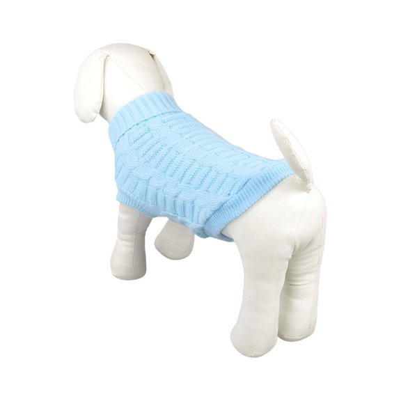 TELOLY Dog Sweater, Comfy Stretch Puppy Hoodie, Sleek Modern Winter Coat, Warm Pet Apparel for Small Dogs, XS