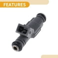thumbnail image 4 of Inyector de combustible Unique Bargains 1 Pcs No.0280155823 para BMW 540i (E39) V8 4.4L 1999-2003, 4 of 7