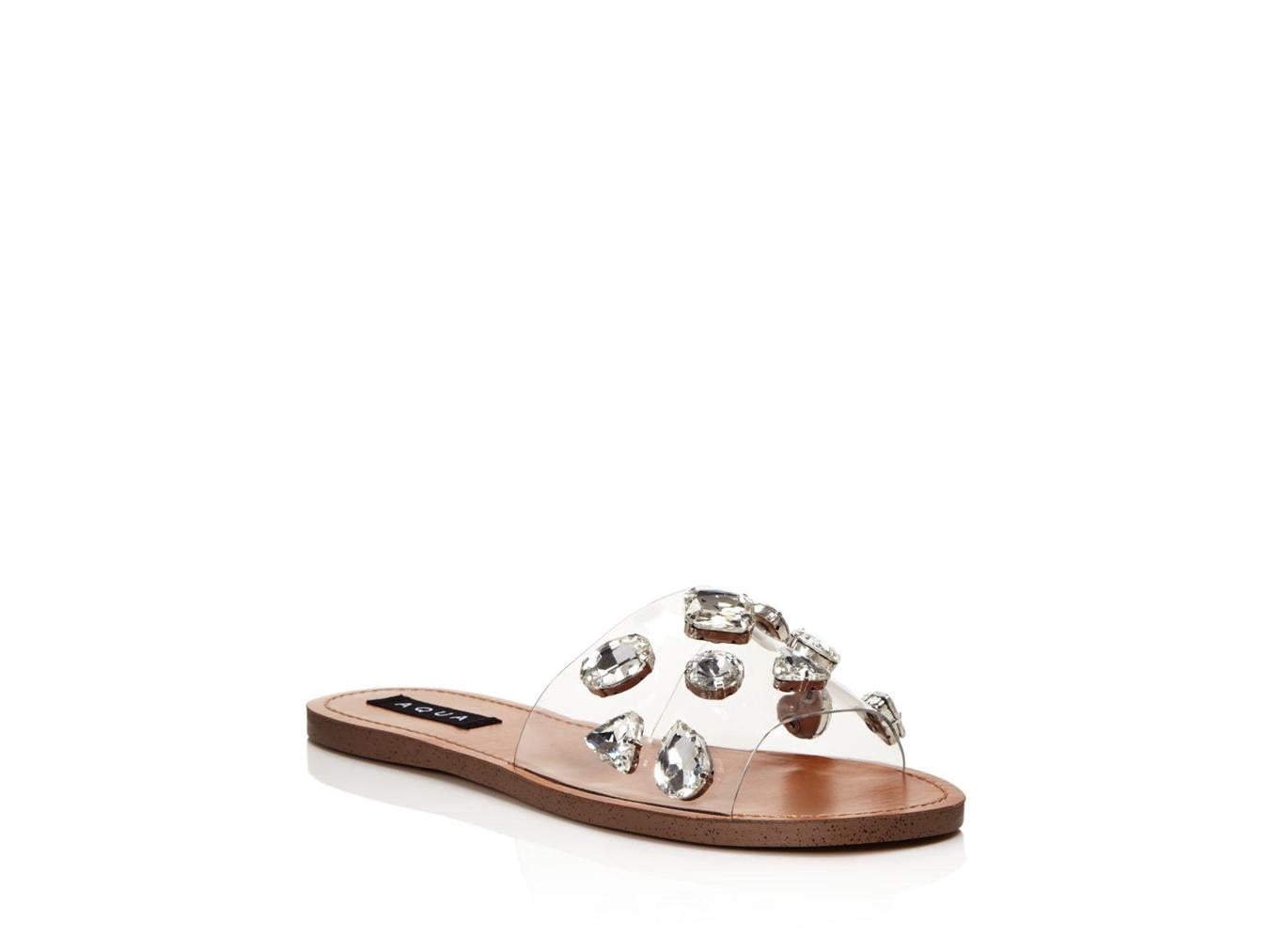 aqua clear sandals