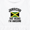 thumbnail image 4 of Inktastic Jamaica Awesome Jamaican Girls Baby Dress, 4 of 5