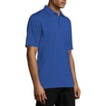 thumbnail image 4 of Hanes Men's Sport Heathered Performance Polo, 4 of 5
