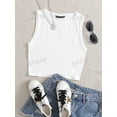 thumbnail image 2 of Summer  Outfits Solid Crop Tank Top, 2 of 7