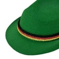 thumbnail image 7 of Callipe Top Hat Oktoberfest Fedora Retro Bavarian Style Unisex Cap with Feather And Rope Decor Holiday 1920s Themed Parties Cosplay Events Hat, 7 of 7
