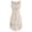 Beige, variant on Morttic Women's Sexy Front Zipper Fringe Bodycon Mini Dress – Sleeveless Slim Short Dress, Western Cowgirl Party Outfit Black,S