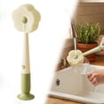 thumbnail image 2 of Bottle Brush, 3-in-1 Suction Cup Flower Sponge Bottles Brush, Detail Brush for Cup Lid Gap & Straw, Removable Nipple Brush, Long Handle Multi-Purpose Cup Cleaning Brush, White, 2 of 9