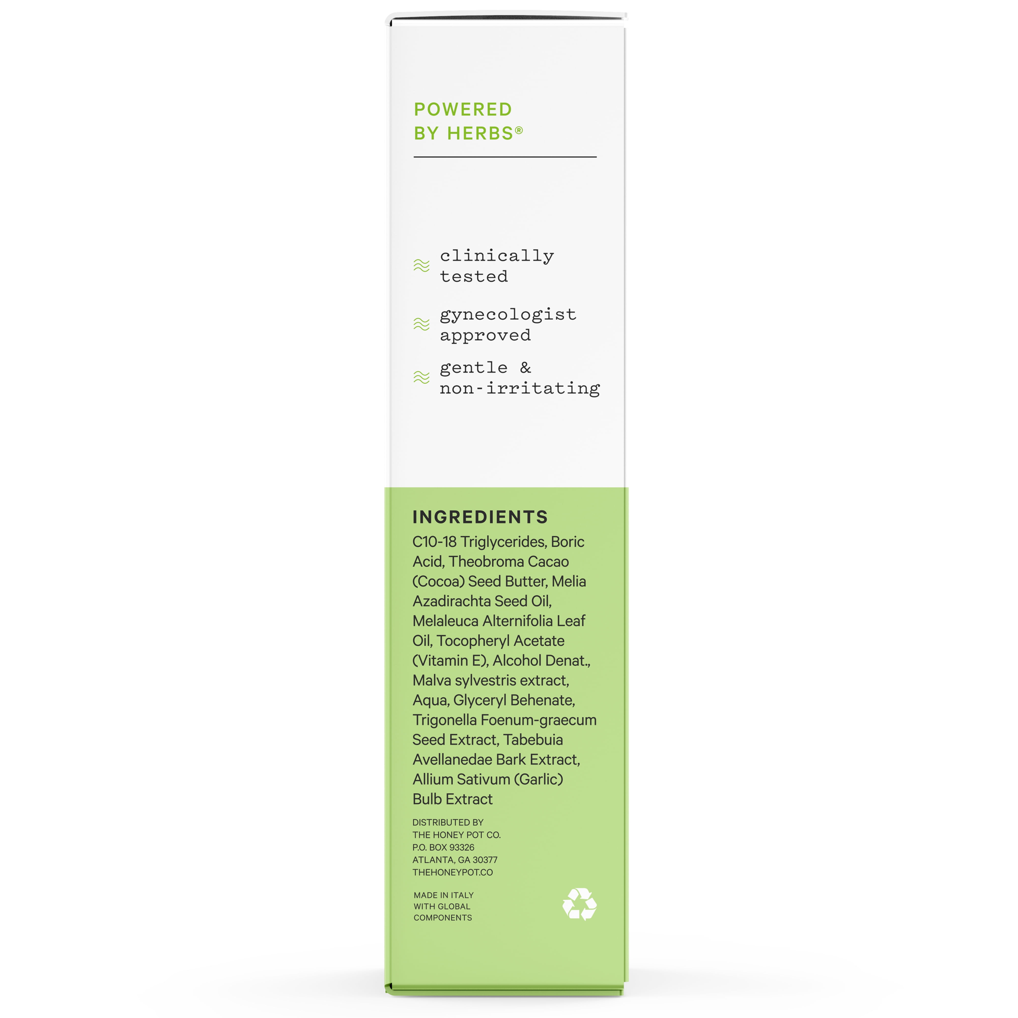 The Honey Pot Company, Boric Acid and Herbal Suppositories + Applicator; 14 ovules, 1 applicator