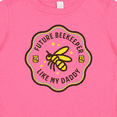 thumbnail image 4 of Inktastic Future Beekeeper Like Daddy Boys or Girls Baby T-Shirt, 4 of 5