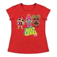 thumbnail image 1 of Playera Para Niña MGA Entertainment L.O.L Cuello Redondo Manga Corta Talla 6 Rojo, 1 of 2
