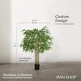 thumbnail image 6 of Open Box Maia Shop Artificial Bamboo Tree 3.5 Ft Tall Tropical Decoration, 41", 6 of 10