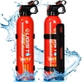 thumbnail image 1 of Paquete de 2 extintores con soporte de 620 ml Extintores para casa, coche, cocina y pequeños extintores con soporte que pueden evitar que se vuelvan a encender, 1 of 7