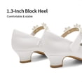 thumbnail image 4 of Zapatos de Vestir para Niña Mary Jane DREAM PAIRS Tacón Bajo Blanco, 4 of 6