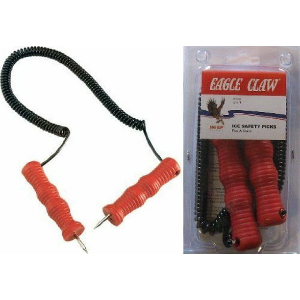 Eagle Claw Ice Safety Picks, Plastic with Metal Picks