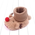 thumbnail image 3 of URMAGIC Baby Boy Girl Indoor Faux Booties Toddler Cartoon Winter Shoes Infant Fleece Slippers, 3 of 6