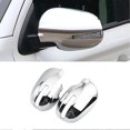 thumbnail image 3 of Chrome Car Rear View Side Mirror Cover Trim For 2013 2014 2015 2016 2017 2018 2019, 3 of 5