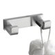 thumbnail image 3 of Baño 2 ganchos Toallero doble Gancho Soporte para cepillos Soporte para papel Soporte para papel Juego de metal gris, toallero, 3 of 5