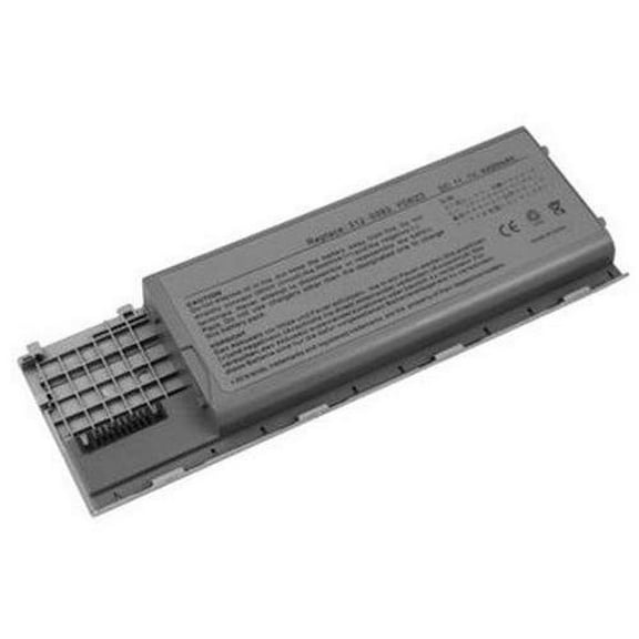 Laptop Battery for Dell Latitude D630 - 6 cells 4400mAh, Silver Grey