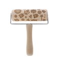 thumbnail image 1 of Wooden Engraved Rolling Christmas Engraving Baking Embossed Rolling Pin Handheld Printing Roller Professional Roller Mold for Home Store Restaurant Christmas Gift Style, 1 of 9