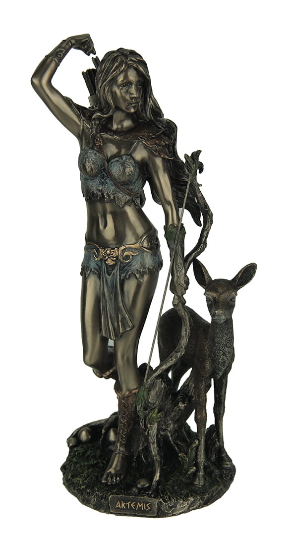 Bronze Finish Idunn Norse Goddess of Spring and Youth Statue