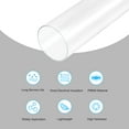 thumbnail image 3 of Uxcell 76mm ID x 80mm OD x 200mm Clear Rigid Acrylic Pipe Round Tube 2 Pack, 3 of 6