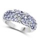 thumbnail image 2 of 1.48 Carat Genuine Tanzanite .925 Sterling Silver Ring QJ Model, 2 of 4