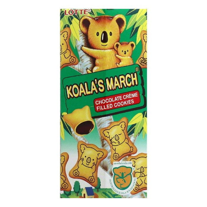 Lotte Koala's Chocolate Creme Filled Cookies, 1.45 oz