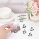 thumbnail image 3 of 36pcs Mini Place Card Holders Metal Table Card Holders Triangle Shape Wedding, 3 of 5