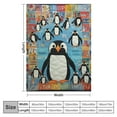 thumbnail image 4 of ONETECH  Penguin Blanket,Penguin Throw Blanket,Penguin Gifts for Women Men Kids,Penguin Gifts for Penguin Lovers,Penguin Lover Gifts Soft Cozy Warm Throw Blanket for Sofa Couch Bed, 4 of 6