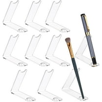 10pcs Acrylic Pen Display Stand Pen Holder Clear 25x82x69mm Hole: 15mm
