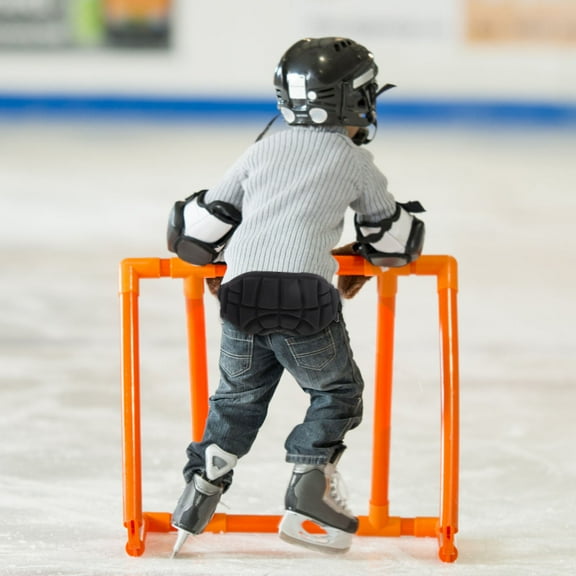 Raindrops Black Multifunctional Sports Protective Gear Adjustable Fit for Ice Skating and Outdoor Activities