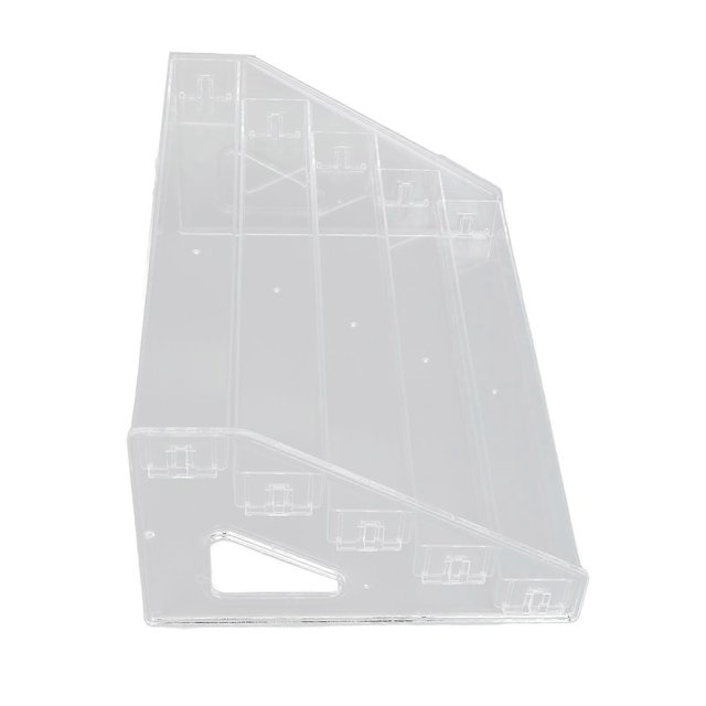 5 Layer Nail Polish Holder Rack Transparent Lipstick Display Staircase Eyeshadow Palette Organize
