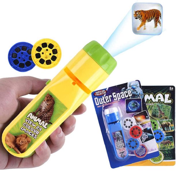 Kids Toys Slide Projector Torch Projection, Projection Animal Small Torches Flashlight