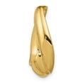 thumbnail image 2 of 14k Yellow Gold Oval Slide, 2 of 4