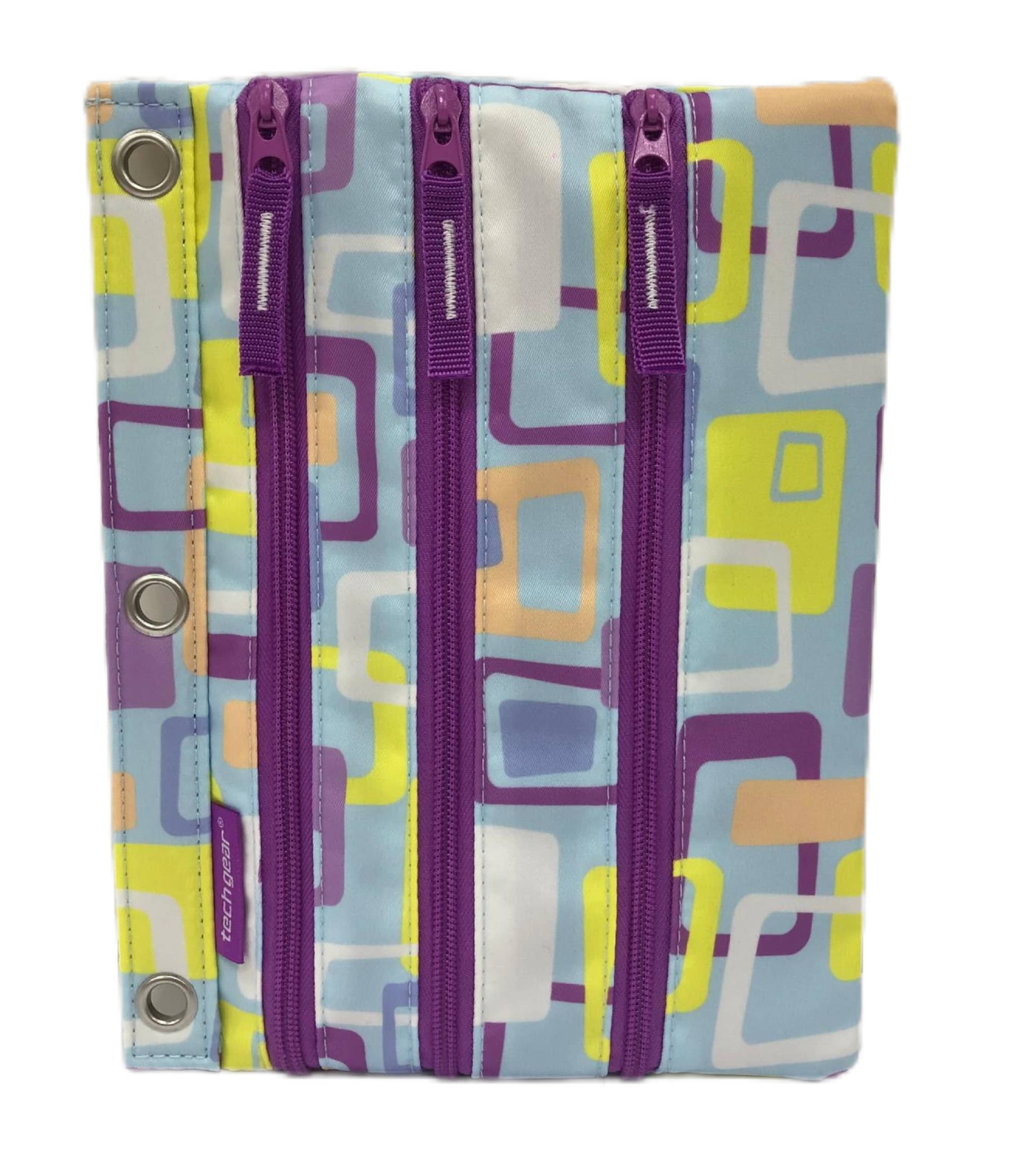 Tech Gear 3 Zipper Binder Pouch