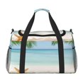 thumbnail image 1 of Balery Starfish in Beach Bolsa de Gimnasio para Mujeres, Bolsa de Viaje con Bolsillo Húmedo, Bolsa de Fin de Semana para Mujeres, Bolsa de Viaje Resistente al Agua, 1 of 7