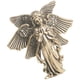 thumbnail image 2 of Estatua de ángel de latón vintage, figura de latón, estatua creativa en forma de Cupido, decoración de escritorio, 2 of 7