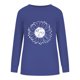 thumbnail image 4 of ICHUANYI Liquidación Camiseta holgada estampada a la moda para mujer Blusa de manga larga cuello redondo Tops casuales sudadera con capucha ICHUANYI WER202308255618, 4 of 4