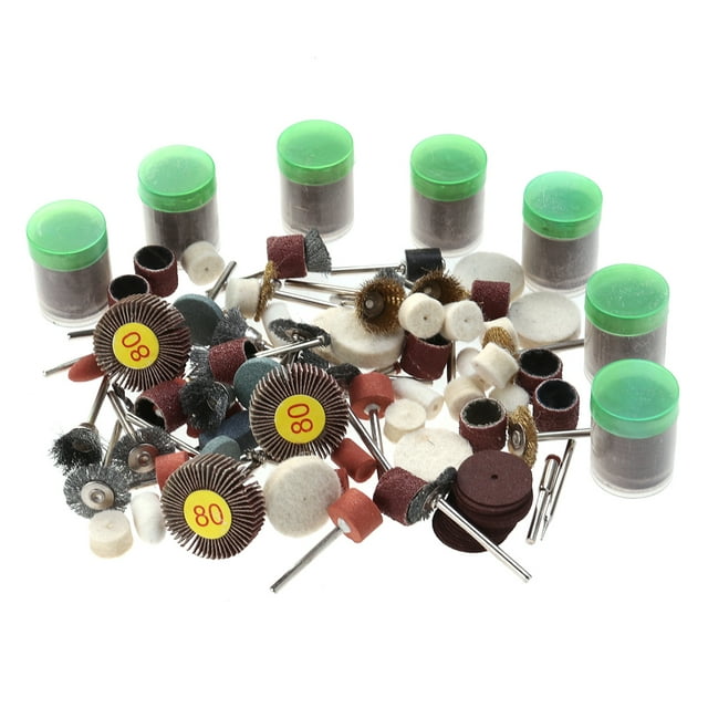 OUNONA Sanding Drums for Rotary Tool Accessories Kit Assorted Color High Speed Steel 350Set