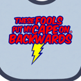 thumbnail image 4 of Inktastic These Fools Put My Cape on Backwards &reg; Boys or Girls Baby Bib, 4 of 4