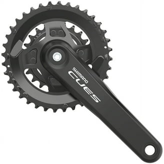 SR Suntour XCR-6 Crankset: 9-speed, 48/36/26t, 170mm, Square Taper