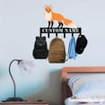 thumbnail image 4 of Handmadetneonsign Fox Berry Coat Rack Wall Hanger, Kids Metal Wall Hooks, Keys Holder, Clothes Hook 70632, 4 of 5